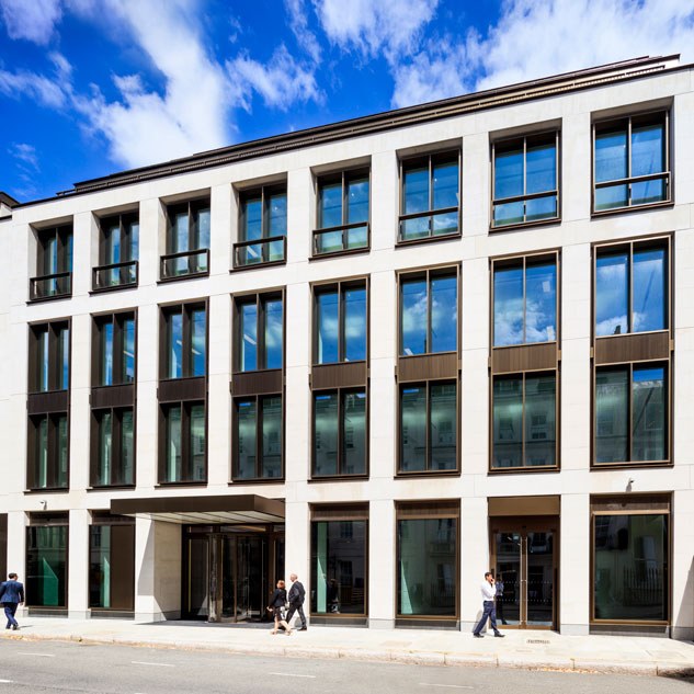 Simon Garfield property case study, Capula Investment Management, 7 Clarges Street, London W1